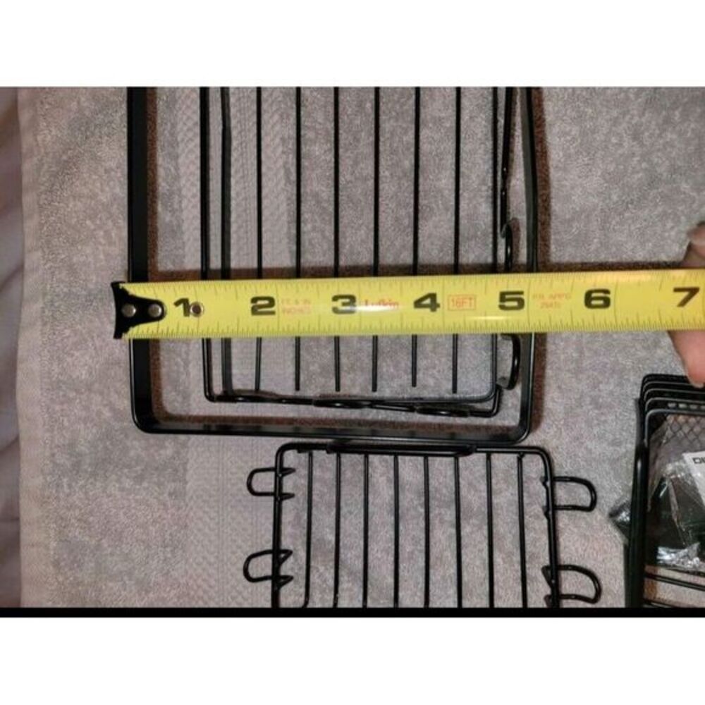 5 Pack/Set Shower Caddy Adhesive Shower Organizer for Bathroom Storage & Kitchen - Picture 3 of 6